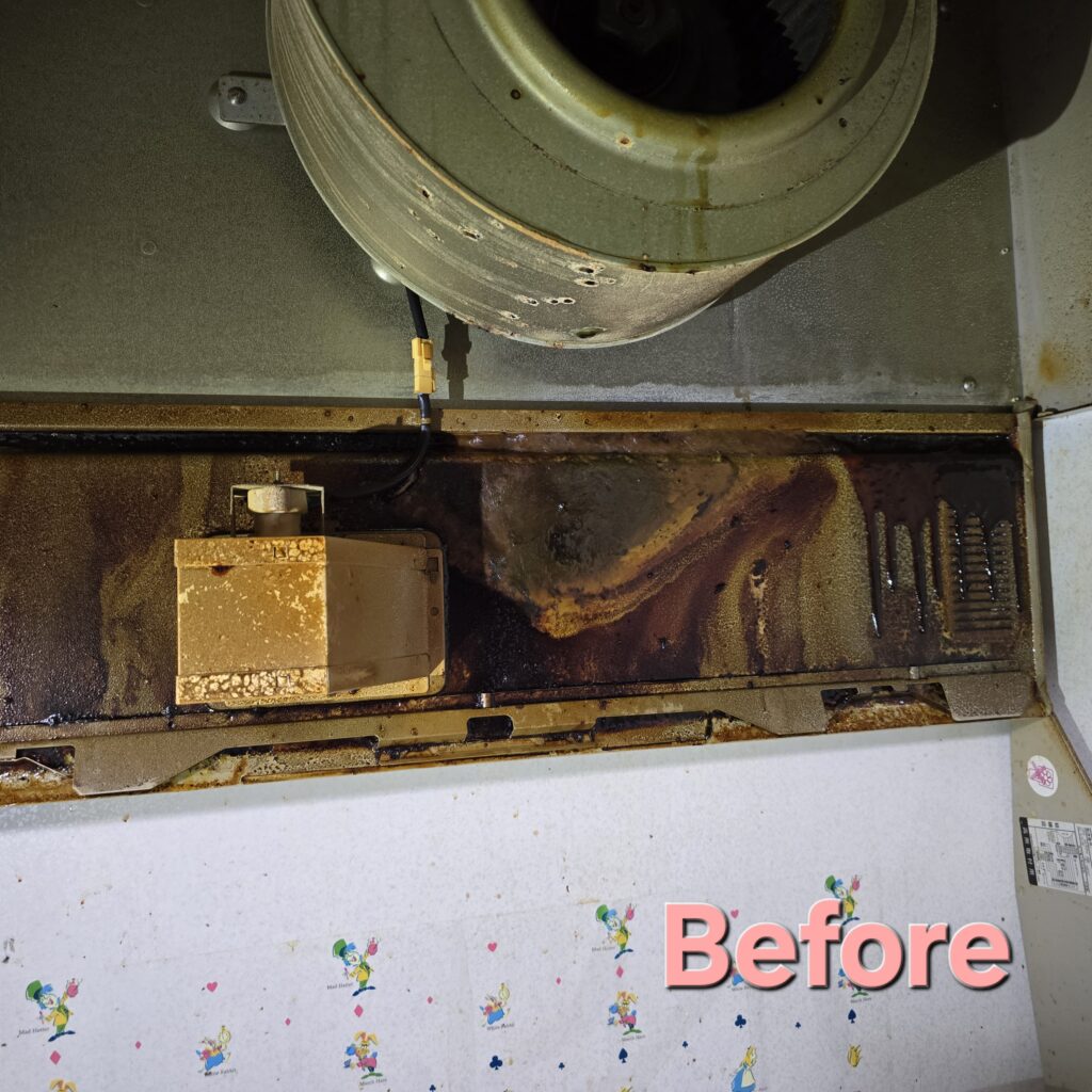 レンジフードの掃除
ハウスクリーニング
掃除